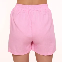 Olivia & Kate Light Pink Linen-Short Sale