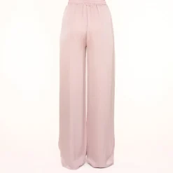 Olivia & Kate Light Pink Tall Satin-Pants Hot