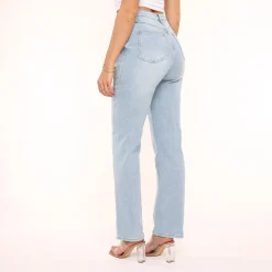 Olivia & Kate Lightblue Straight-Jeans Sale