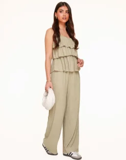 Olivia & Kate Lightgreen Pleated Summer-Set Hot