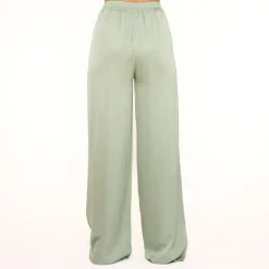 Olivia & Kate Mintgreen Tall Satin-Pants New