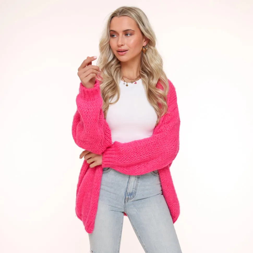 Olivia & Kate Pink Wool-Cardigan Sale