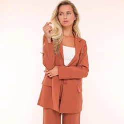 Olivia & Kate Rust Orange Basic Straight-Fit Shop
