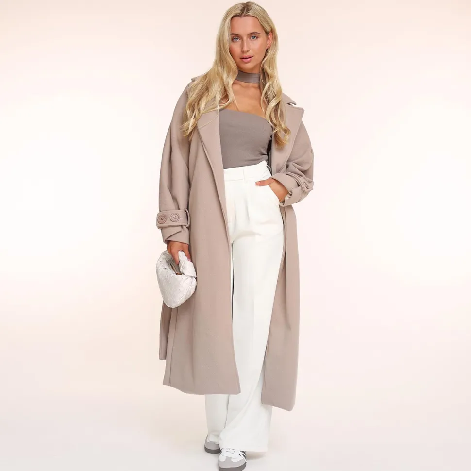 Olivia & Kate Taupe Choker-Top Shop
