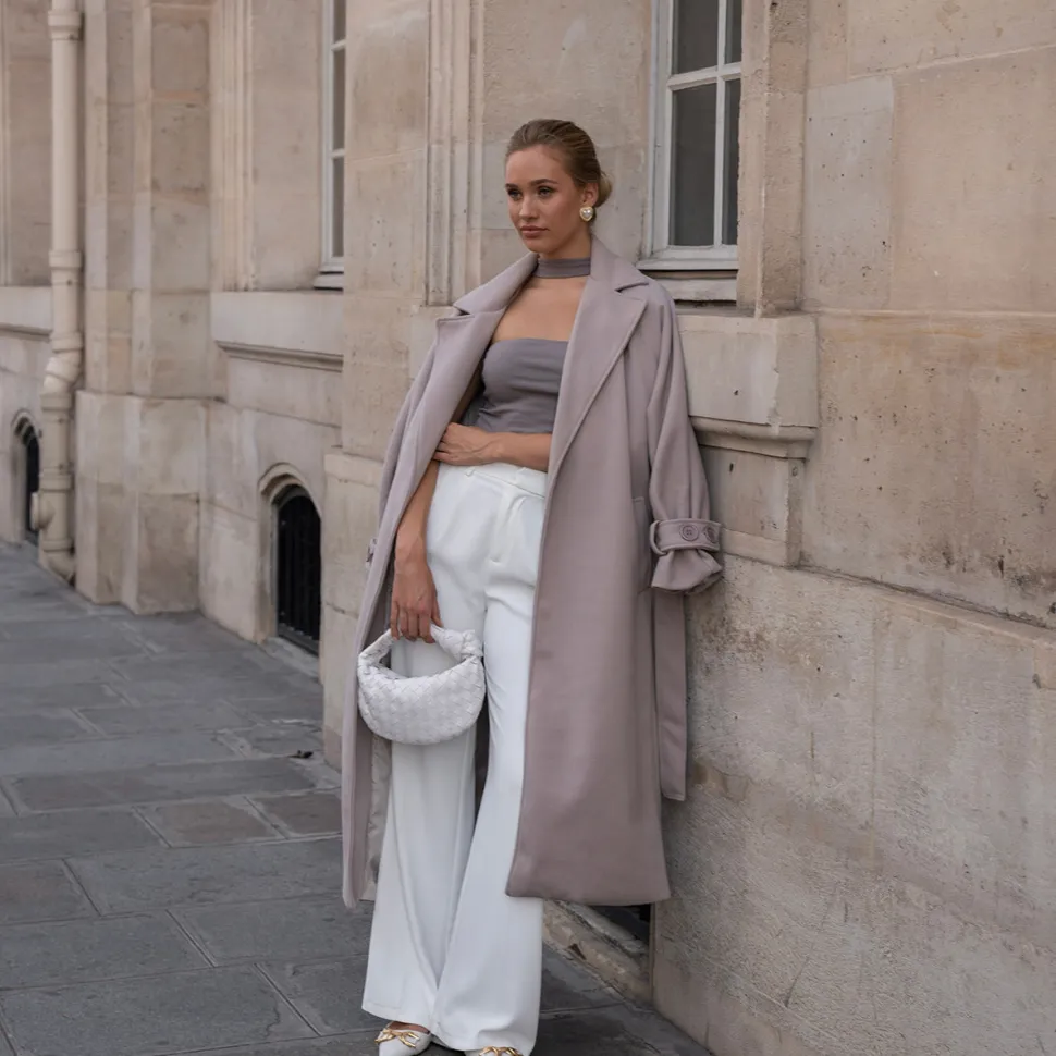 Olivia & Kate Taupe Choker-Top Shop