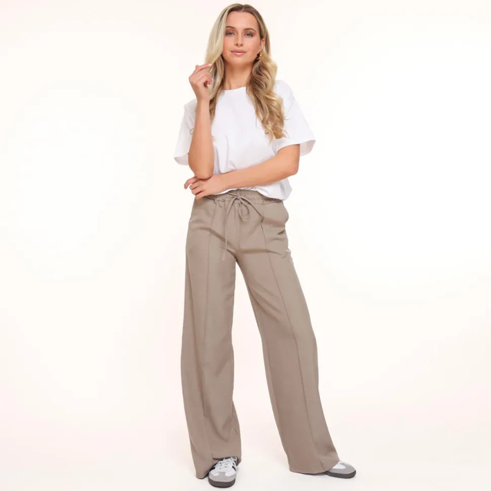Olivia & Kate Taupe Continuous Seams-Pants Best