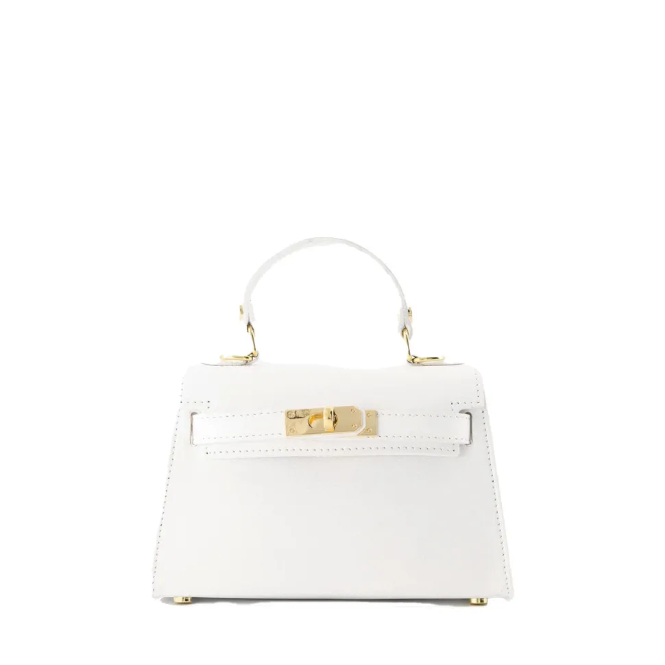 Olivia & Kate White Golden Details-Bag New