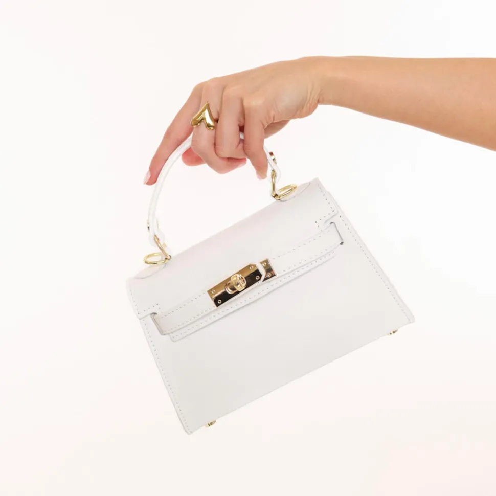 Olivia & Kate White Golden Details-Bag New
