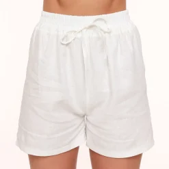 Olivia & Kate White Linen-Short Cheap