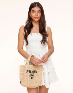 Olivia & Kate White Short Smocked-Dress Best Sale