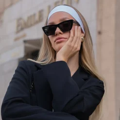 Olivia & Kate White Wide Stretch-Headband Discount