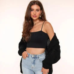 Olivia & Kate Zwarte Basic Bandeau-Top Best Sale