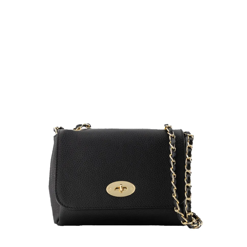 Olivia & Kate Zwarte Leren Crossbody-Tas New